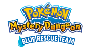 Pokemon Mystery Dungeon Blue Rescue Team title screen for Nintendo DS